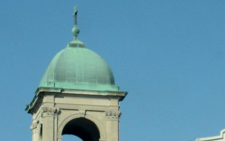 copper dome church