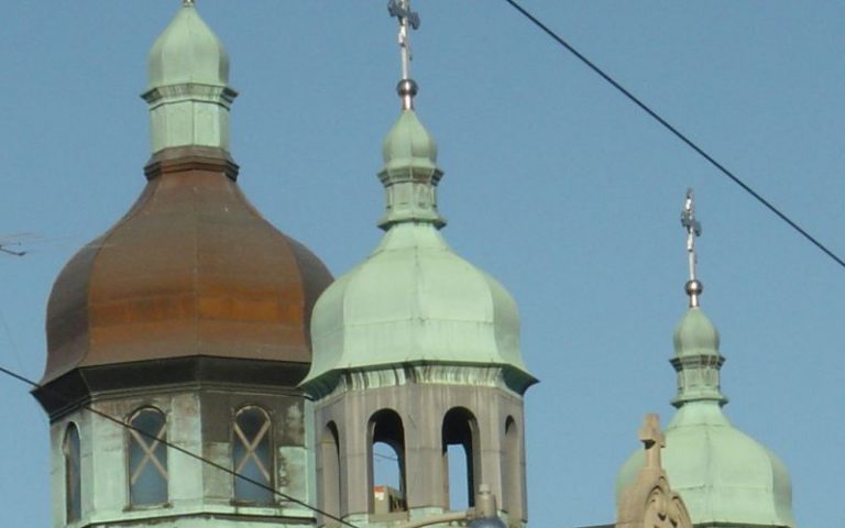 copper rooftop dome
